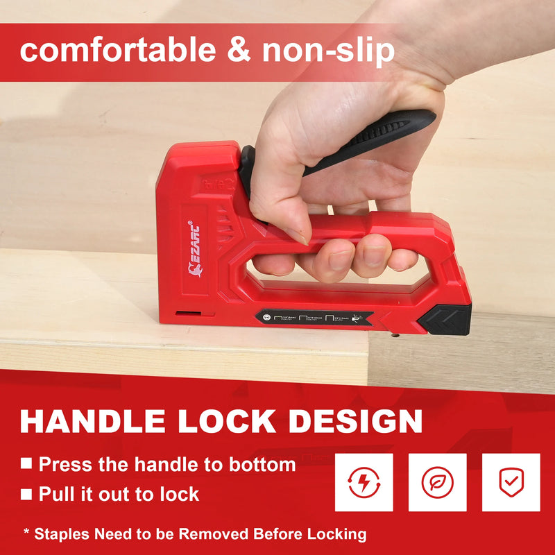 hand staple gun kit, view 5 - MRSLM
