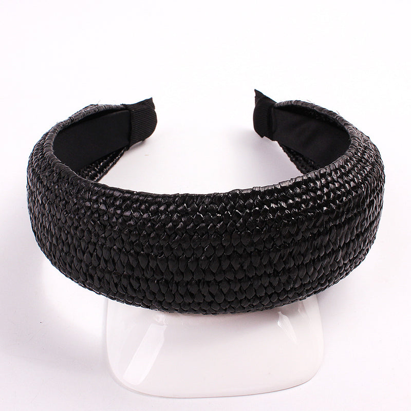 solid color knotted headband, view 13 - MRSLM