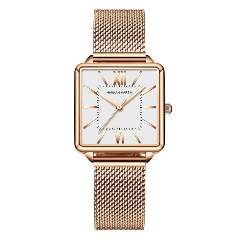 women's square watch with Japan quartz movement, view 5 - MRSLM