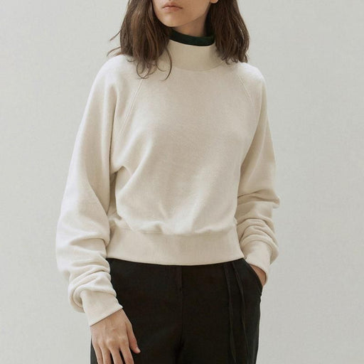 turtleneck cotton hoodie - MRSLM