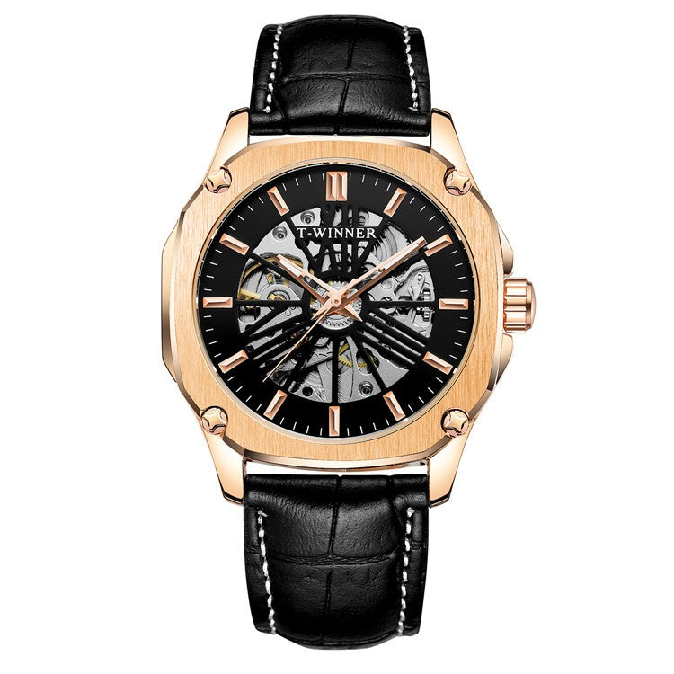 Wasserdichte, hohle, automatische mechanische Uhr