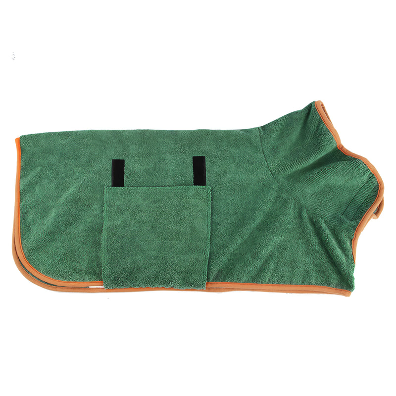 Microfiber dog bathrobe towel, view 3 - MRSLM