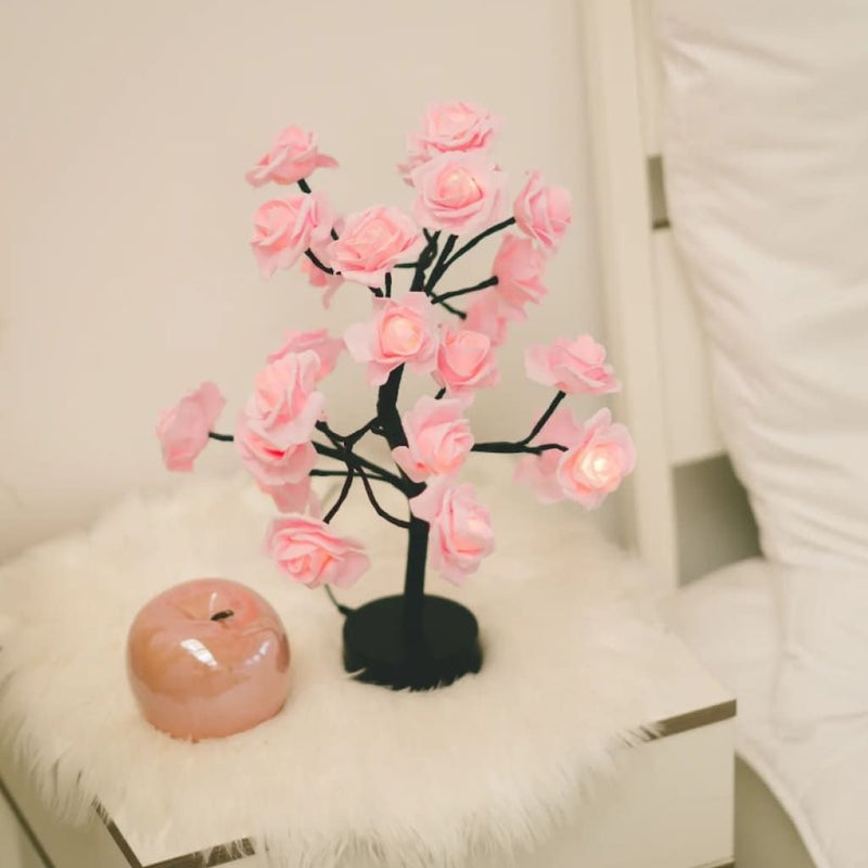 LED rose flower fairy light lamp, view 5 - MRSLM