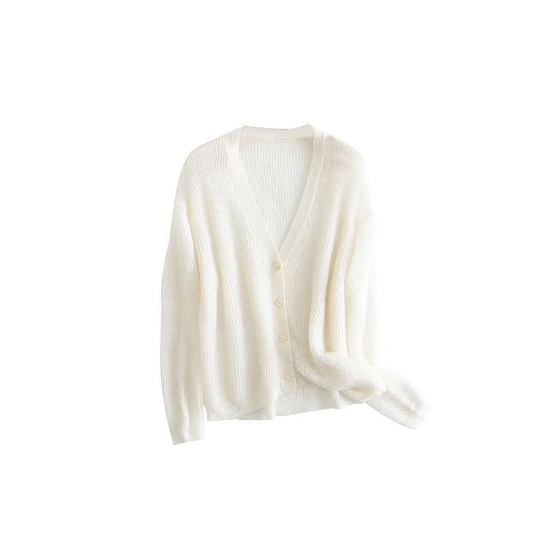 Kuscheliger Damen-Cardigan aus Mohair-Wollmischung