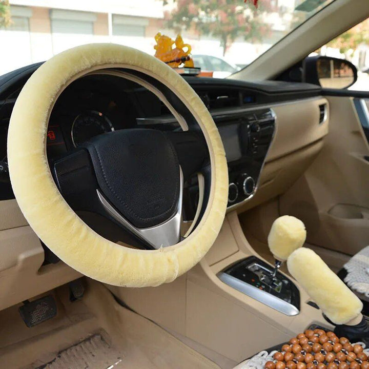 Car Steering Wheel Plush Cover