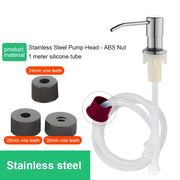 stainless steel kitchen sink soap dispenser, view 3 - MRSLM