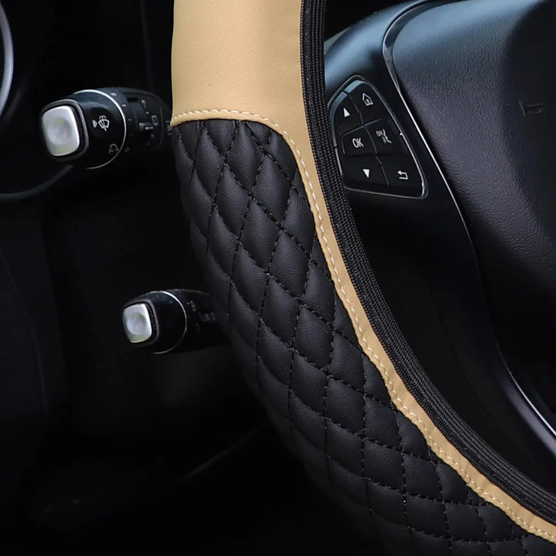 diamond crown steering wheel cover, view 6 - MRSLM