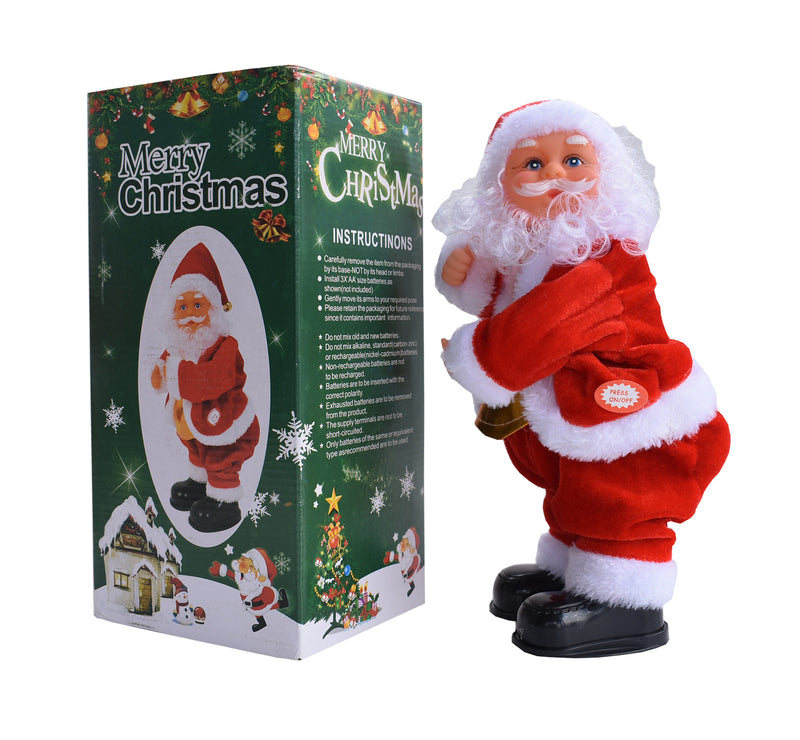 Dancing musical Santa figure, view 2 - MRSLM