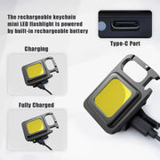 usb rechargeable mini led flashlight, view 6 - MRSLM