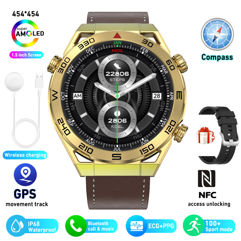 amoled bluetooth calling smart watch, view 12 - MRSLM