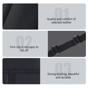 PU leather car seat organizer, view 8 - MRSLM