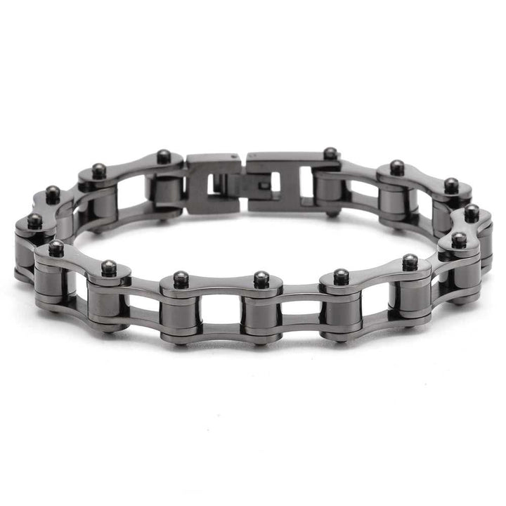 Simple Men's Titanium Steel Bicycle Bracelet