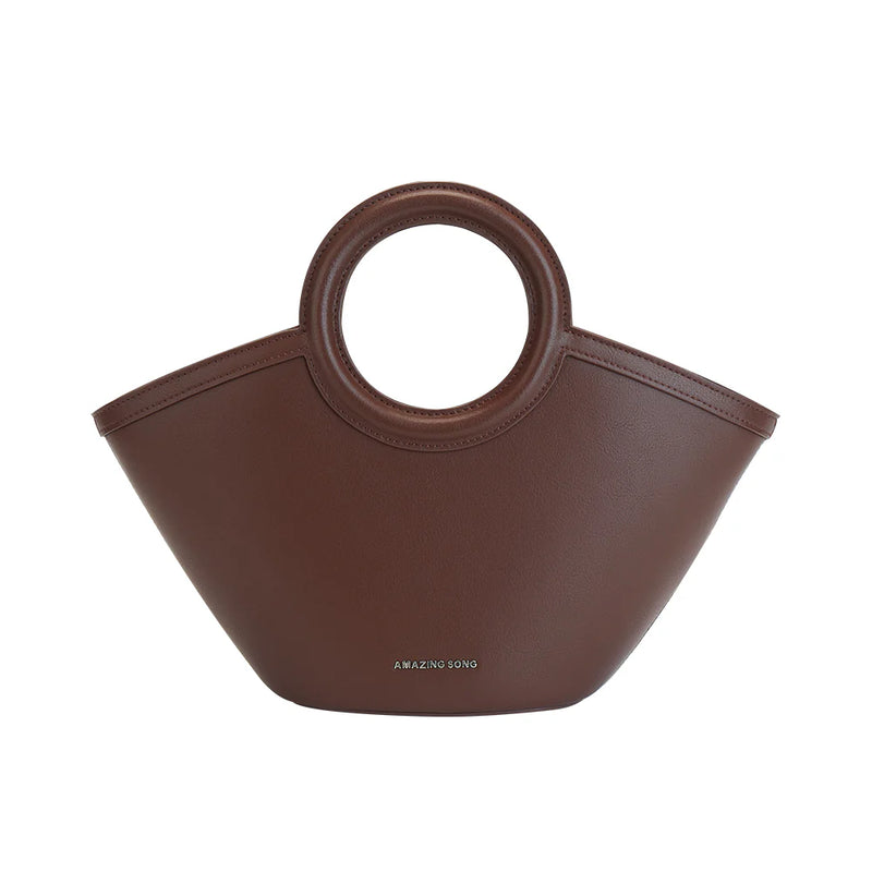 vintage leather cross-body bag, view 3 - MRSLM