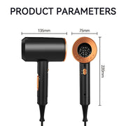 high-speed negative ion hair dryer with diffuser, view 9 - MRSLM