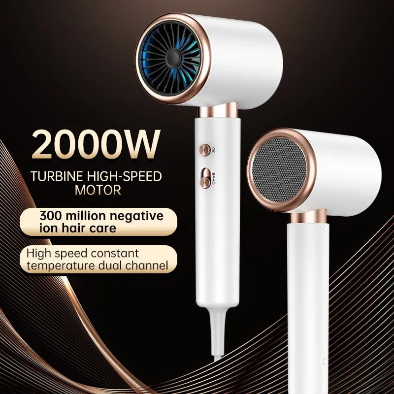 Secador de cabelo iônico profissional de 2200 W