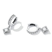 women's sparkling zircon earrings, view 3 - MRSLM