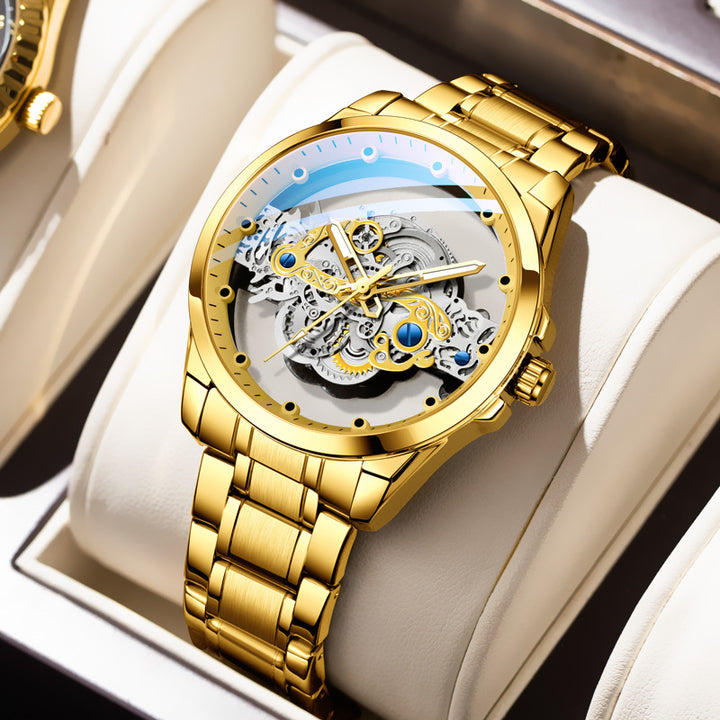 New Double-sided Skeleton Full Automatic Machine Non-mechanical Watch