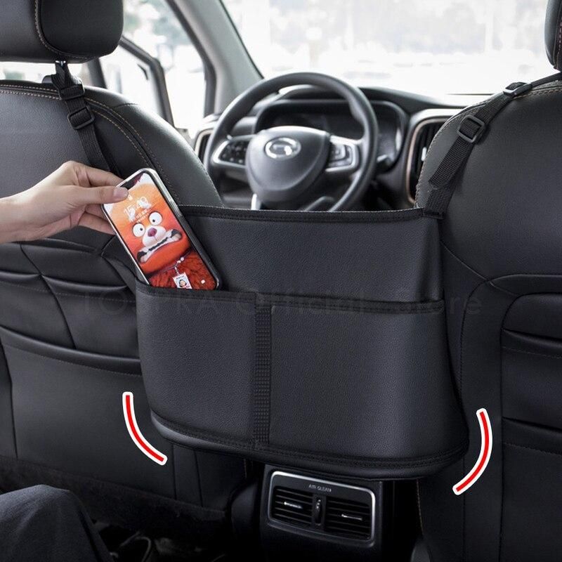 PU leather car seat organizer - MRSLM