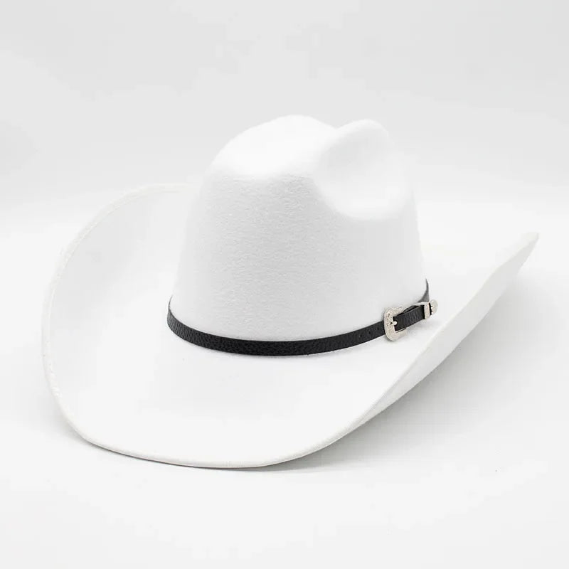 roll brim fedora cowboy hat, view 3 - MRSLM