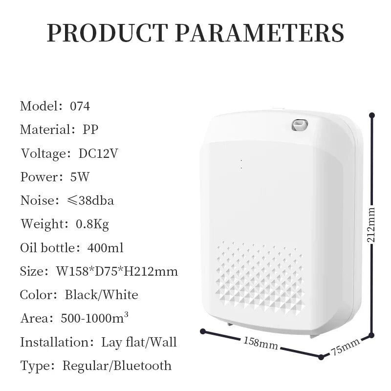 Bluetooth scent diffuser, view 12 - MRSLM