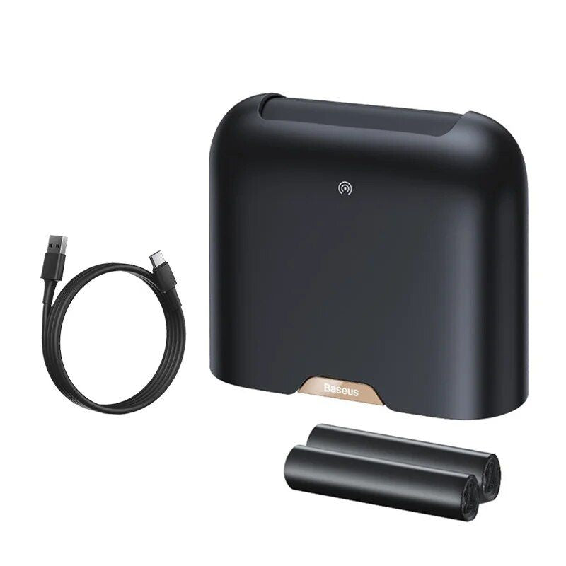 Smart touchless car trash can, view 2 - MRSLM