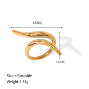 staggered open ring, view 3 - MRSLM