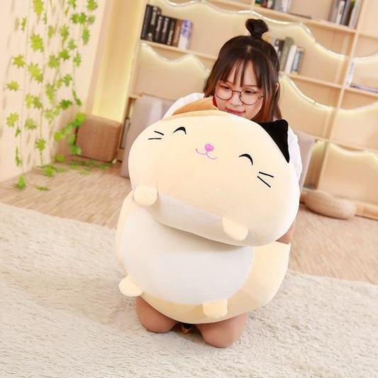 Soft Plush Animal Toy Collection: Pig, Cat, Penguin, Frog, Shiba Inu - Squishy and Huggable