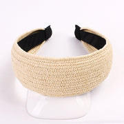 solid color knotted headband, view 3 - MRSLM
