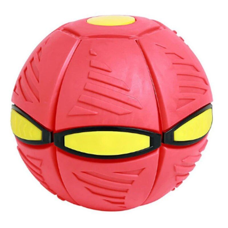 Transforming UFO Disc-to-Ball Flying Toy