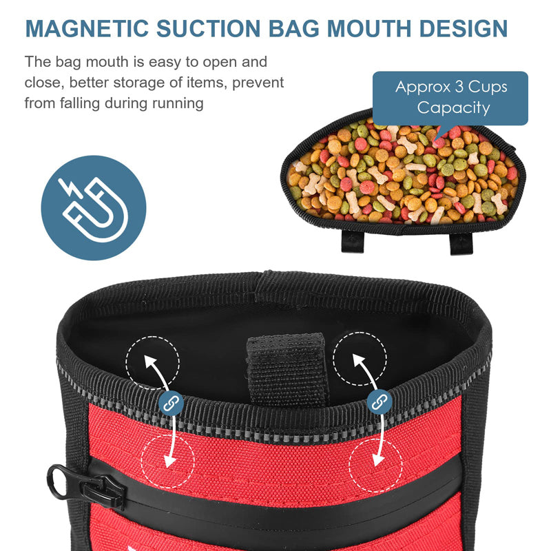 waterproof dog treat pouch, view 6 - MRSLM