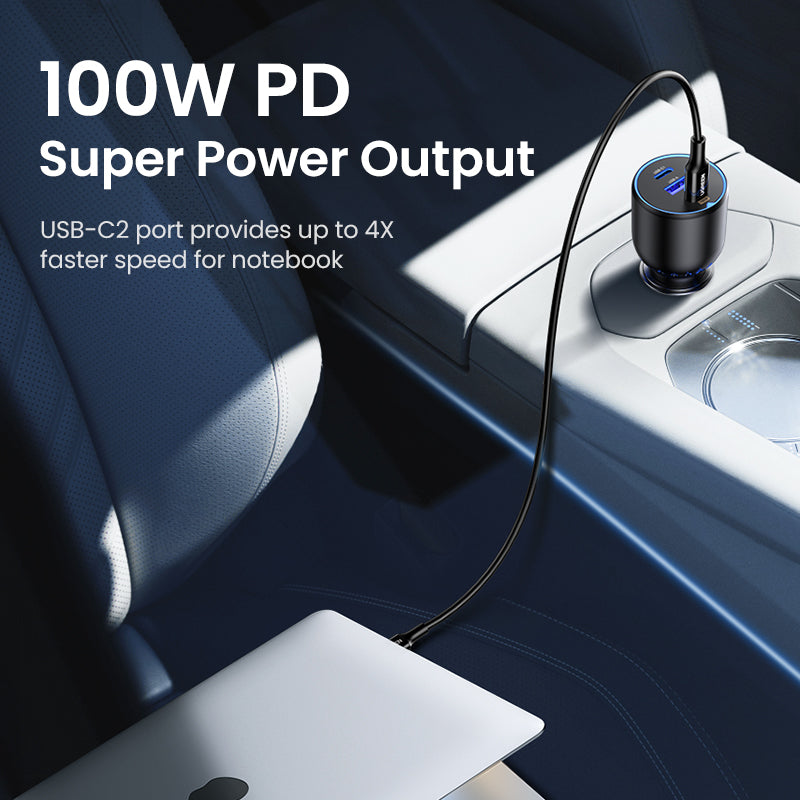 130-W-USB-C-Autoladegerät für schnelles und effizientes Laden