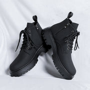 men's vintage leather ankle boots, view 6 - MRSLM