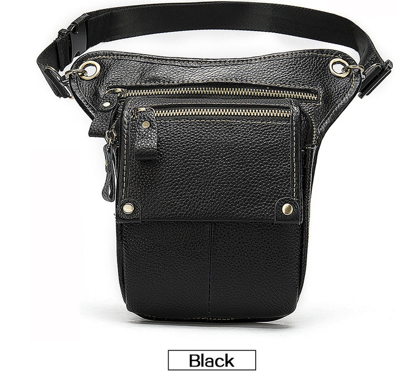 Vintage leather crossbody bag