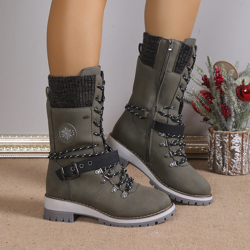 Fur-lined snow boots, view 7 - MRSLM