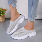 women's mesh platform slippers, view 4 - MRSLM