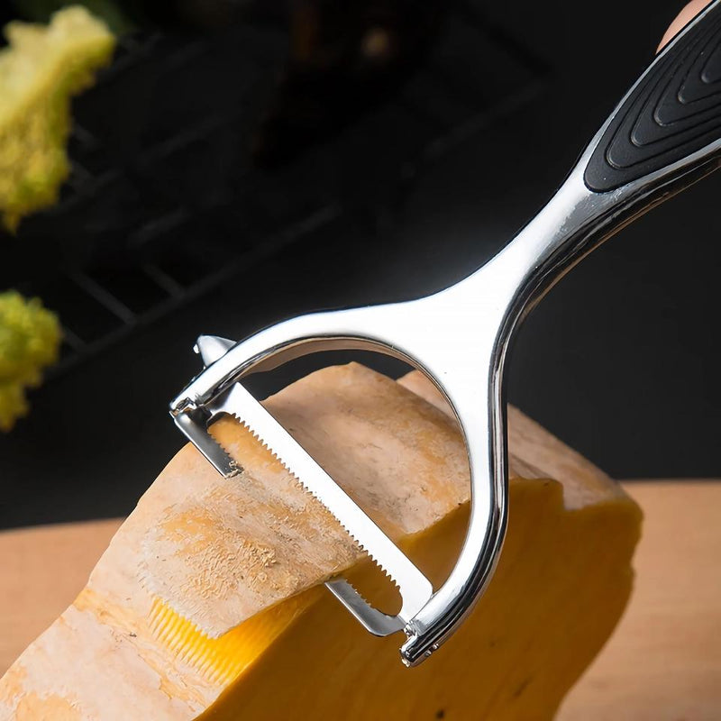 stainless steel kitchen peeler and cutter, view 6 - MRSLM