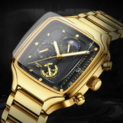 men's square quartz sport watch, view 8 - MRSLM