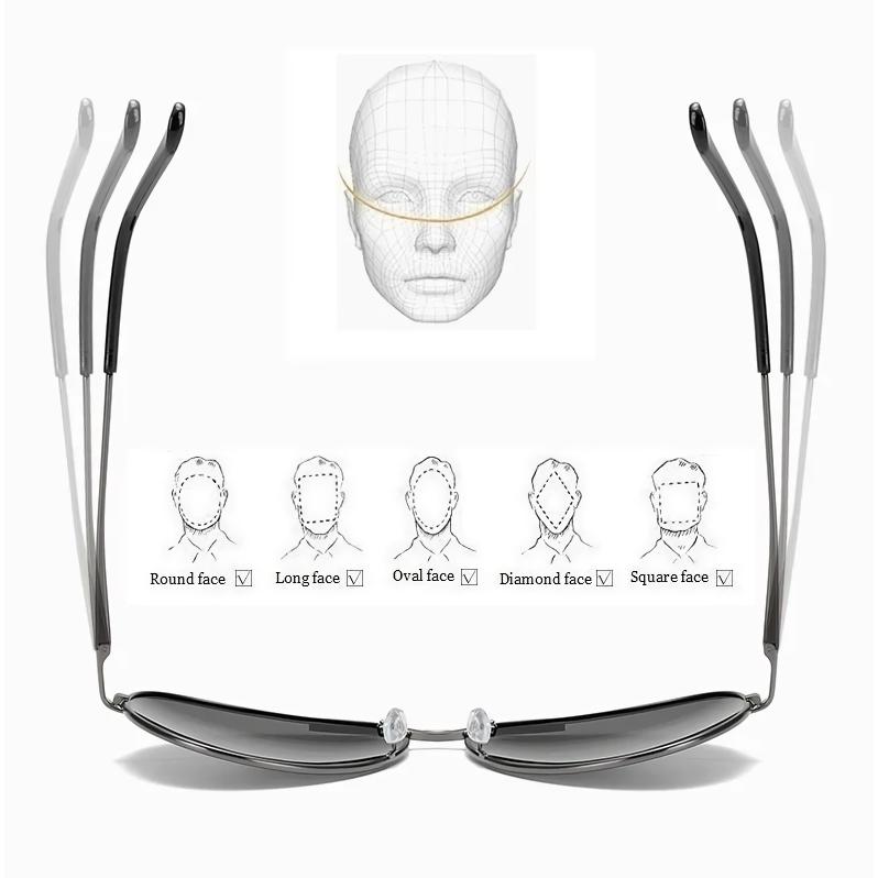 photochromic pilot sunglasses, view 11 - MRSLM