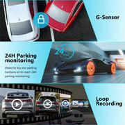 3 lens wifi dash camera, view 8 - MRSLM