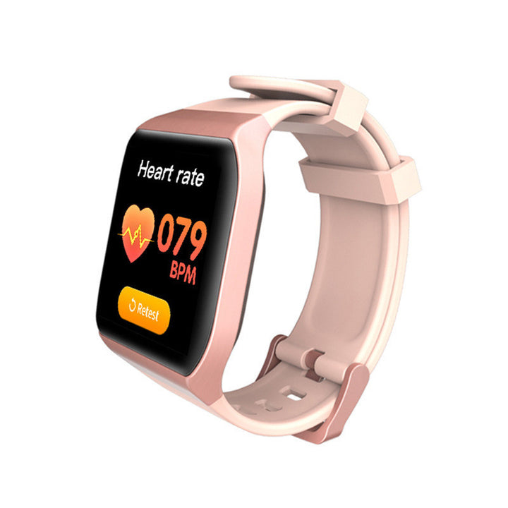 Intelligente Armbanduhr mit Farbdisplay, Bluetooth, Sportfunktion für Damen und Herren, Schrittzähler, Informationsanzeige, IP68 wasserdicht