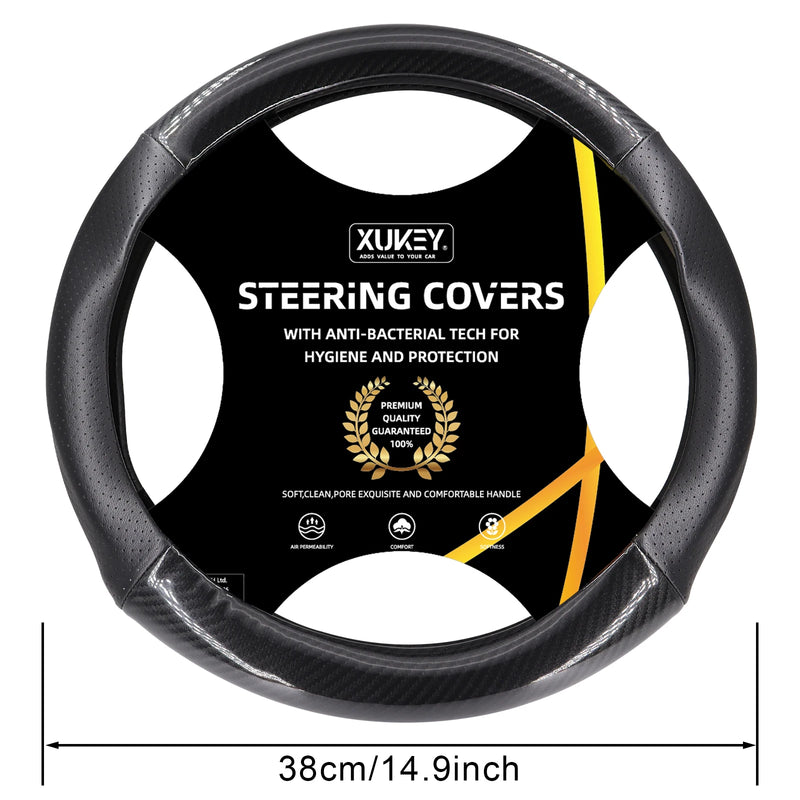 universal 37-38cm car steering wheel cover, view 7 - MRSLM