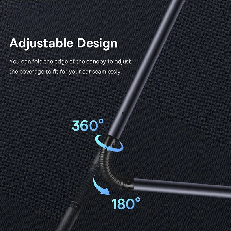 car windshield sunshade umbrella, view 7 - MRSLM