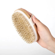 natural bristle wooden bath brush, view 7 - MRSLM