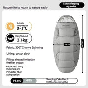Cotton sleeping bag, view 4 - MRSLM