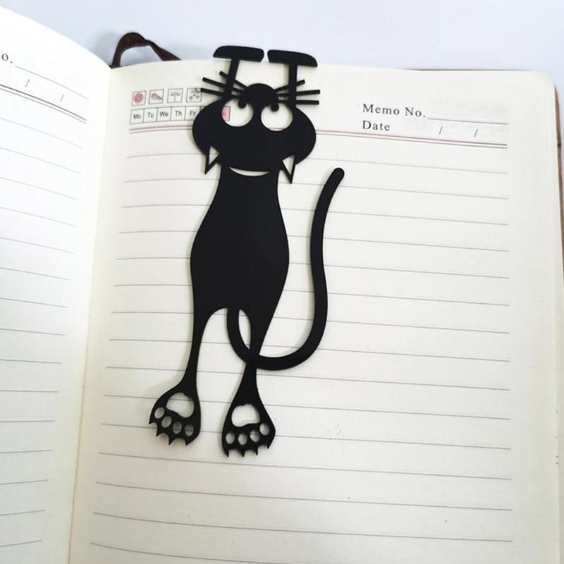 Cute Black Cat Bookmark