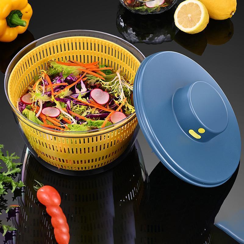 electric vegetable dehydrator salad spinner, view 8 - MRSLM