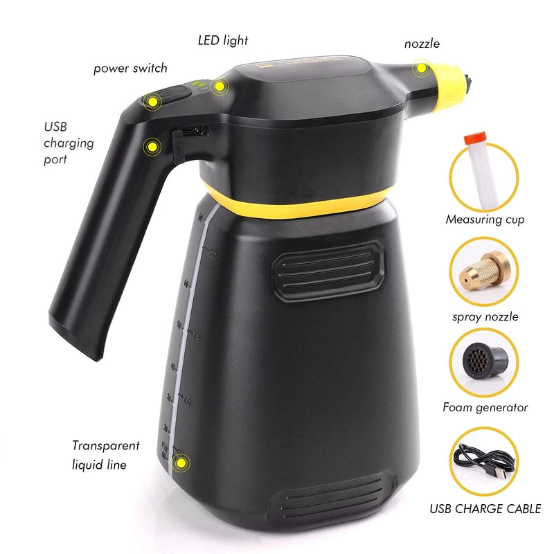 electric foam sprayer, view 4 - MRSLM