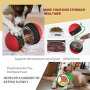 interactive dog puzzle tumbler toy, view 5 - MRSLM