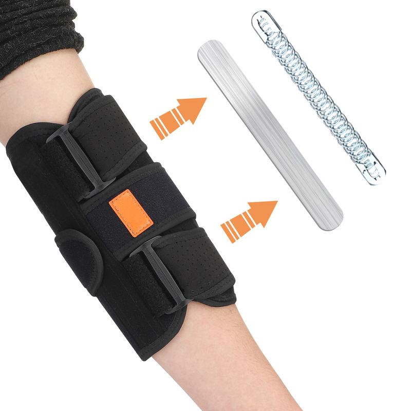 compression elbow brace with aluminum stays, view 10 - MRSLM