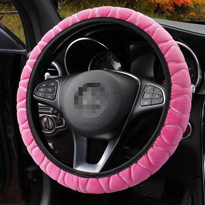 Soft Winter Warm Plush Car Steering Wheel Cover